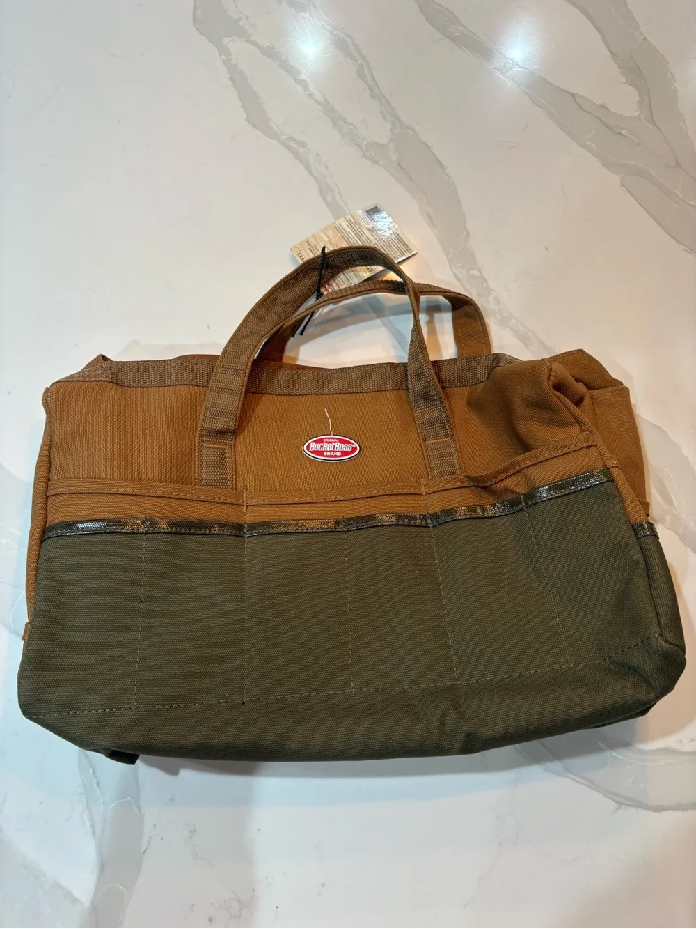 Original Series Bucket BossTwo-Tone Brown & Olive Work Duffel